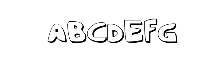 Crappity-Crap-Crap 3D  Free Fonts Download