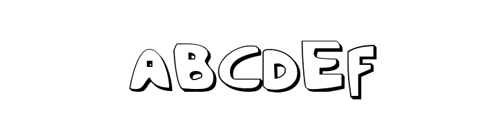 Crappity-Crap-Crap 3D  Free Fonts Download