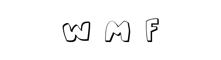 Crappity-Crap-Crap 3D  Free Fonts Download