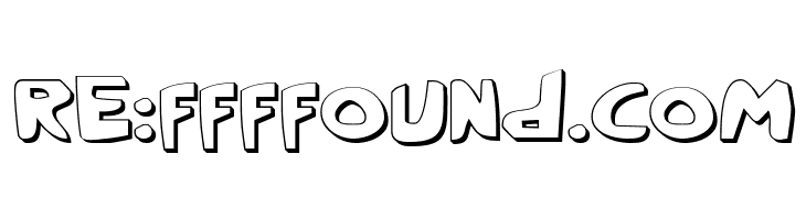 Crappity-Crap-Crap 3D  Free Fonts Download