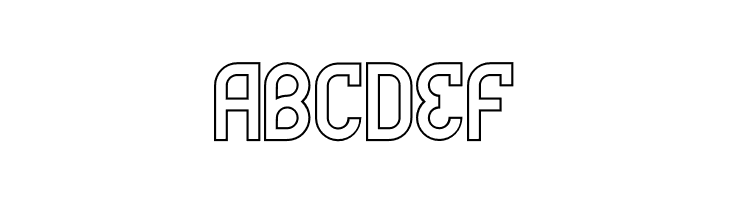 Futrons Outline Demo  Free Fonts Download