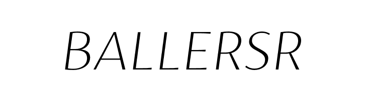 Cromlin DEMO Thin Italic  Free Fonts Download