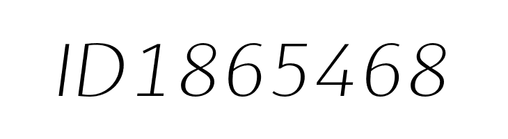 Cromlin DEMO Thin Italic  Free Fonts Download