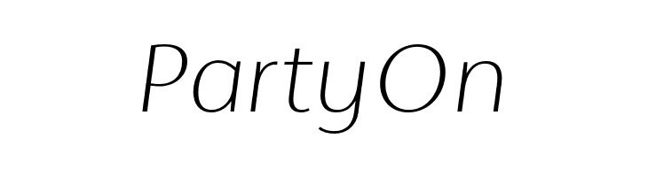 Cromlin DEMO Thin Italic  Free Fonts Download