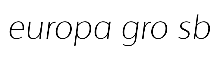 Cromlin DEMO Thin Italic  Free Fonts Download