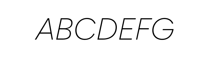 Zabal DEMO ExtraLight Italic  Free Fonts Download