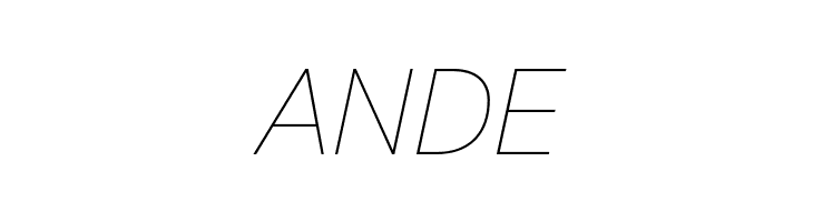 Mazin DEMO Thin Italic  Free Fonts Download