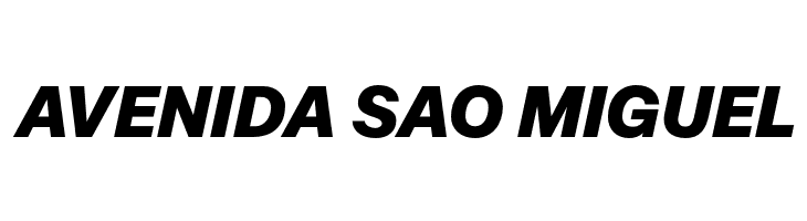 Mazin DEMO ExtraBold Italic  Free Fonts Download