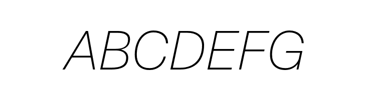 Mazin DEMO ExtraLight Italic  Free Fonts Download