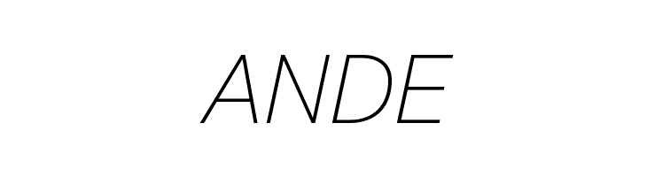 Mazin DEMO ExtraLight Italic  Free Fonts Download