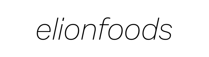 Mazin DEMO ExtraLight Italic  Free Fonts Download