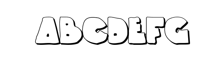 Thunder Thighs Shadow  Free Fonts Download