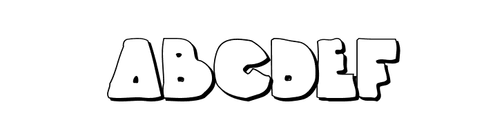 Thunder Thighs Shadow  Free Fonts Download