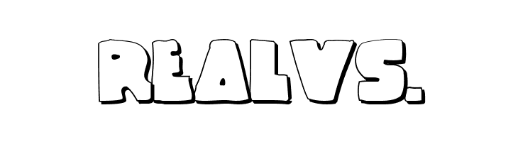 Thunder Thighs Shadow  Free Fonts Download