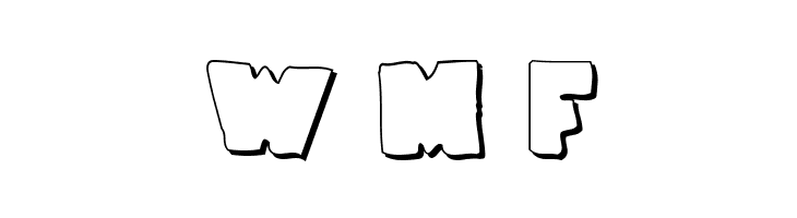 Thunder Thighs Shadow  Free Fonts Download