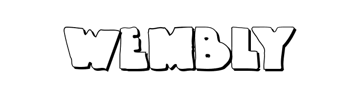 Thunder Thighs Shadow  Free Fonts Download