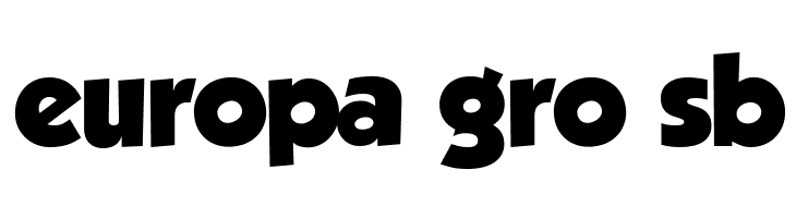 GROBOLD  Free Fonts Download