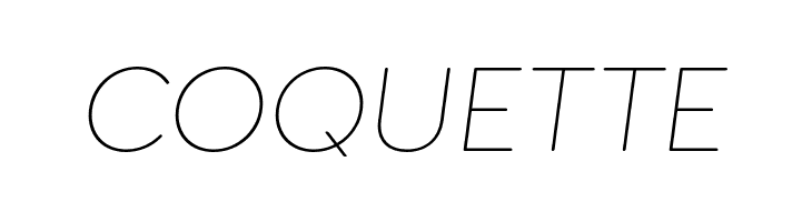 Cerco DEMO Thin Italic  Free Fonts Download