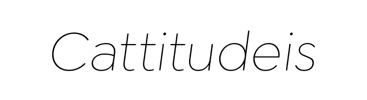 Cerco DEMO Thin Italic  Free Fonts Download