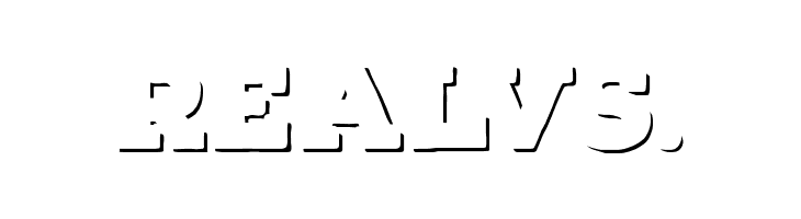 Nexa Rust Slab-Trial Shadow  Free Fonts Download