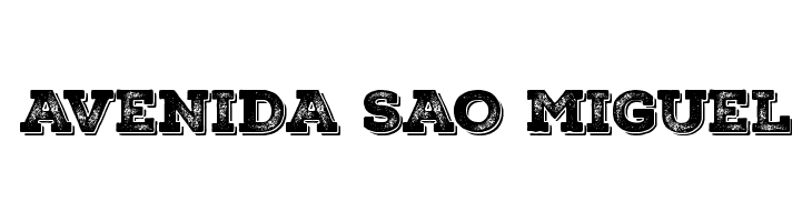 Nexa Rust Slab-Trial Black Shadow 3  Free Fonts Download