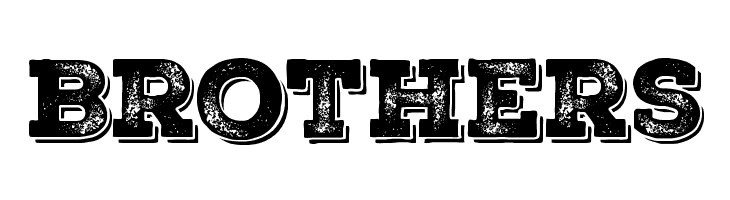 Nexa Rust Slab-Trial Black Shadow 3  Free Fonts Download