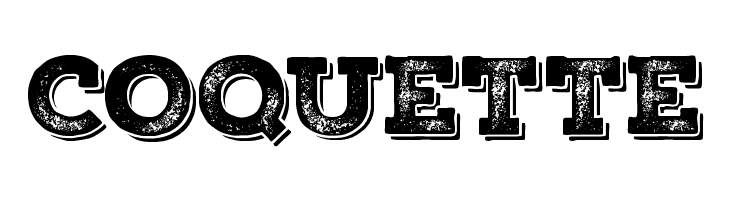 Nexa Rust Slab-Trial Black Shadow 3  Free Fonts Download