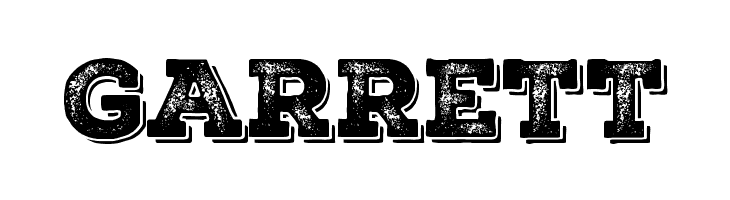 Nexa Rust Slab-Trial Black Shadow 3  Free Fonts Download