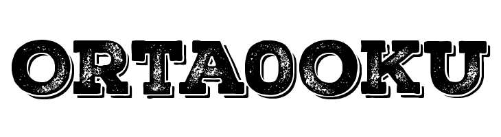 Nexa Rust Slab-Trial Black Shadow 3  Free Fonts Download