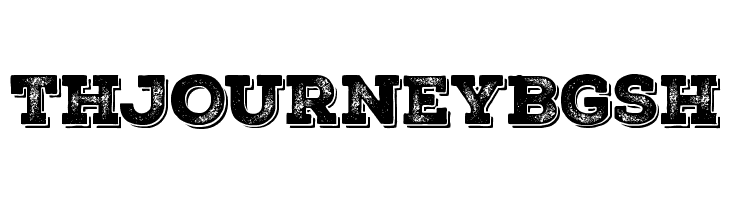 Nexa Rust Slab-Trial Black Shadow 3  Free Fonts Download