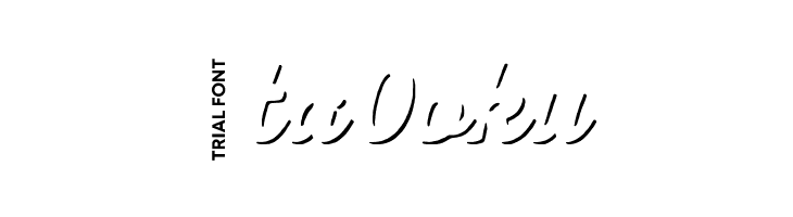 Nexa Rust Script B-Trial Shadow  Free Fonts Download