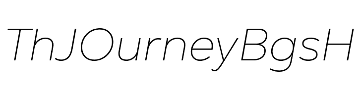 Nexa Text-Trial Thin Italic  Free Fonts Download