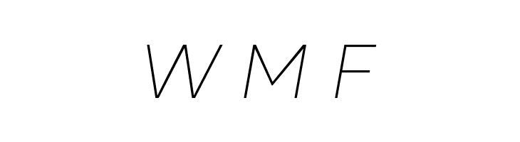 Nexa Text-Trial Thin Italic  Free Fonts Download