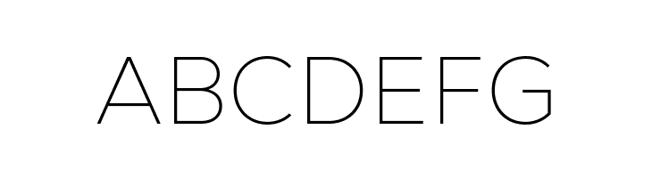 Nexa Text-Trial Thin  Free Fonts Download