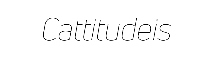 Uni Neue-Trial Thin Italic  Free Fonts Download