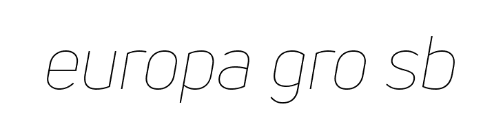 Uni Neue-Trial Thin Italic  Free Fonts Download