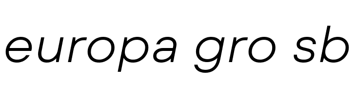 Mont Blanc-Trial Light Italic  Free Fonts Download