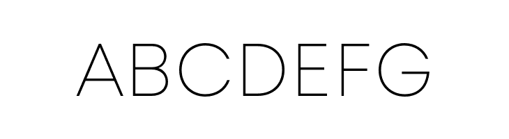 Mont Blanc-Trial Thin  Free Fonts Download