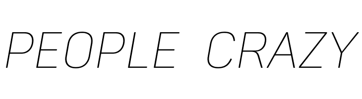 Panton Narrow-Trial ExtraLight Italic  Free Fonts Download