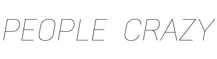 Panton Narrow-Trial Thin Italic  Free Fonts Download