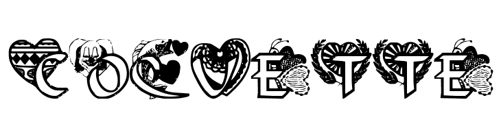 VALENTINEHEARTS  Free Fonts Download