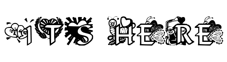 VALENTINEHEARTS  Free Fonts Download