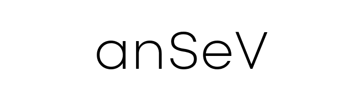 anSeV Code Next-Trial Light Font