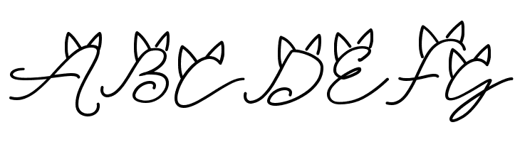 Catlove  Free Fonts Download
