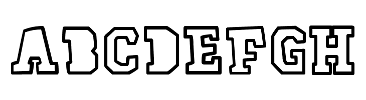 78 skate outline  Free Fonts Download