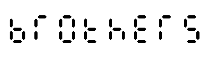 E1234  Free Fonts Download