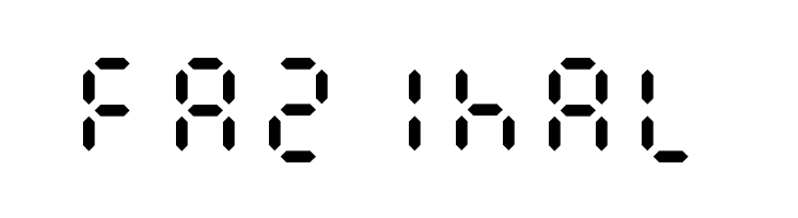 E1234  Free Fonts Download