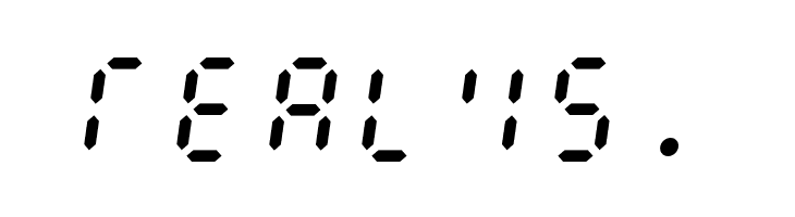 E1234 Italic  Free Fonts Download