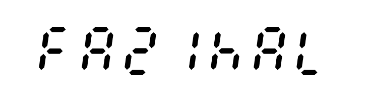 E1234 Italic  Free Fonts Download