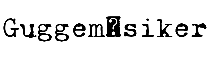 X Typewriter  Free Fonts Download